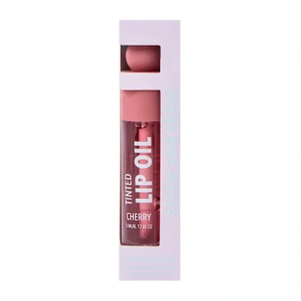 Smile and Shine Cherry Tinted Lip Oil - New in Sealed Box